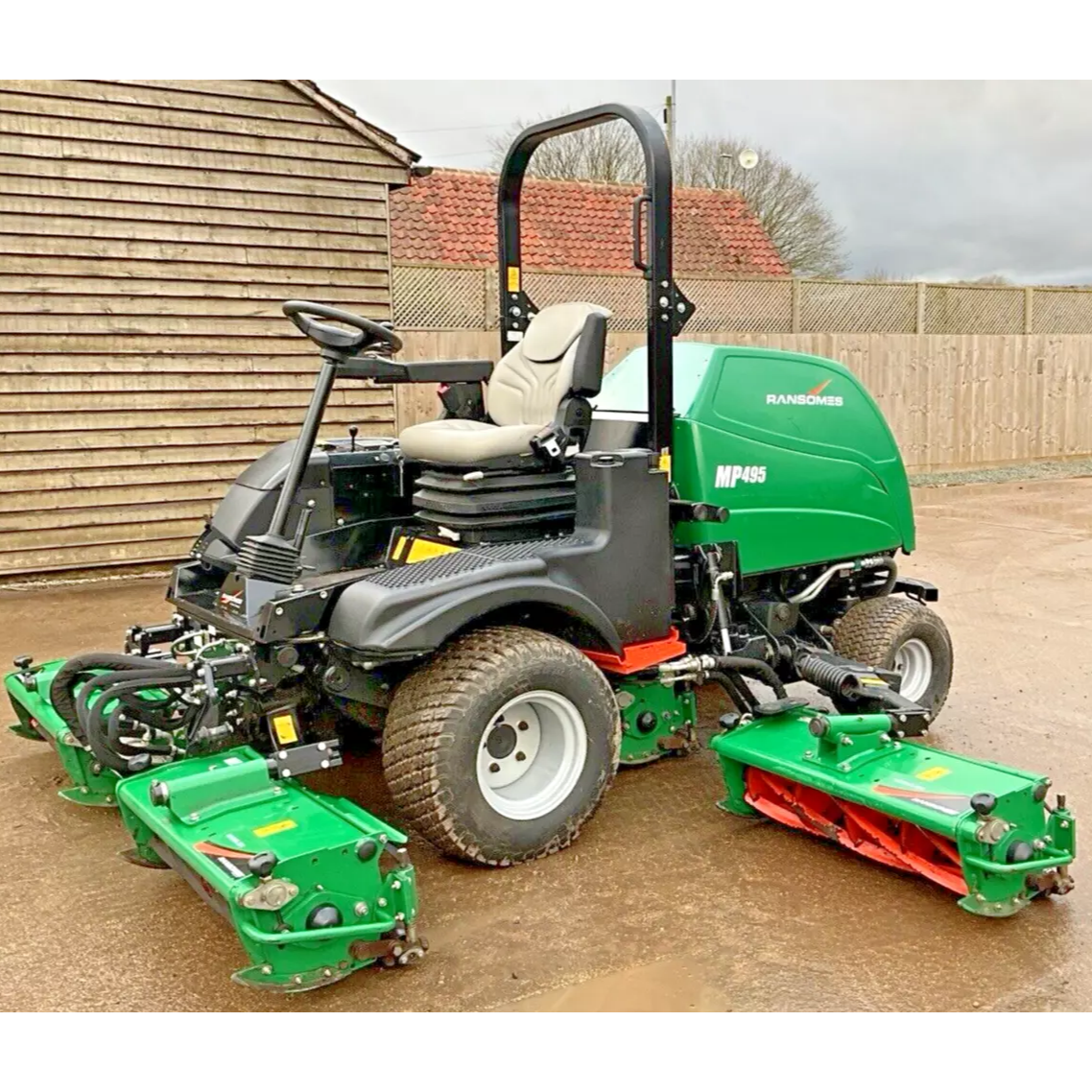 2015 RANSOMES MP495 5 GANG CYLINDER WIDE AREA RIDE ON LAWN MOWER